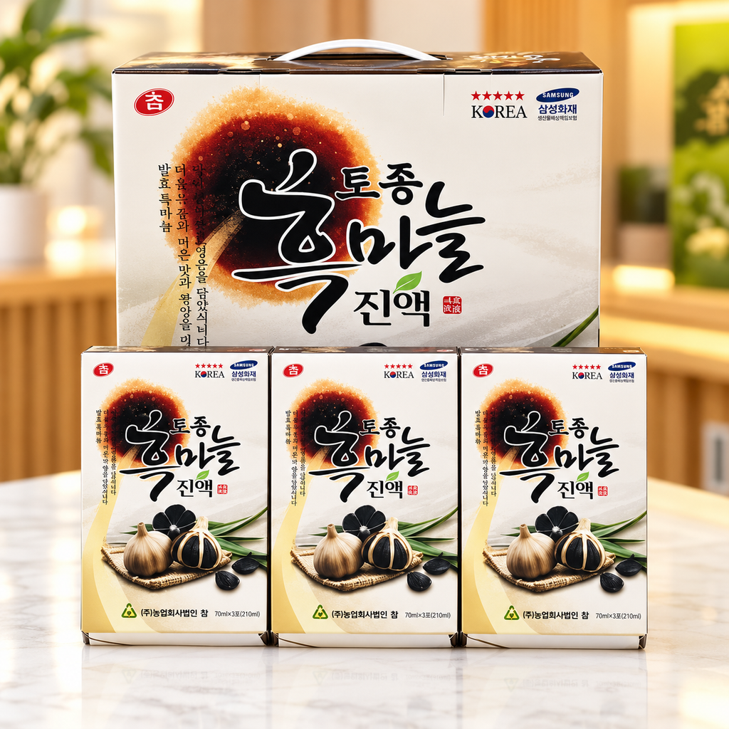 Nước Tỏi Đen Hàn Quốc - 70ml x 30 Gói