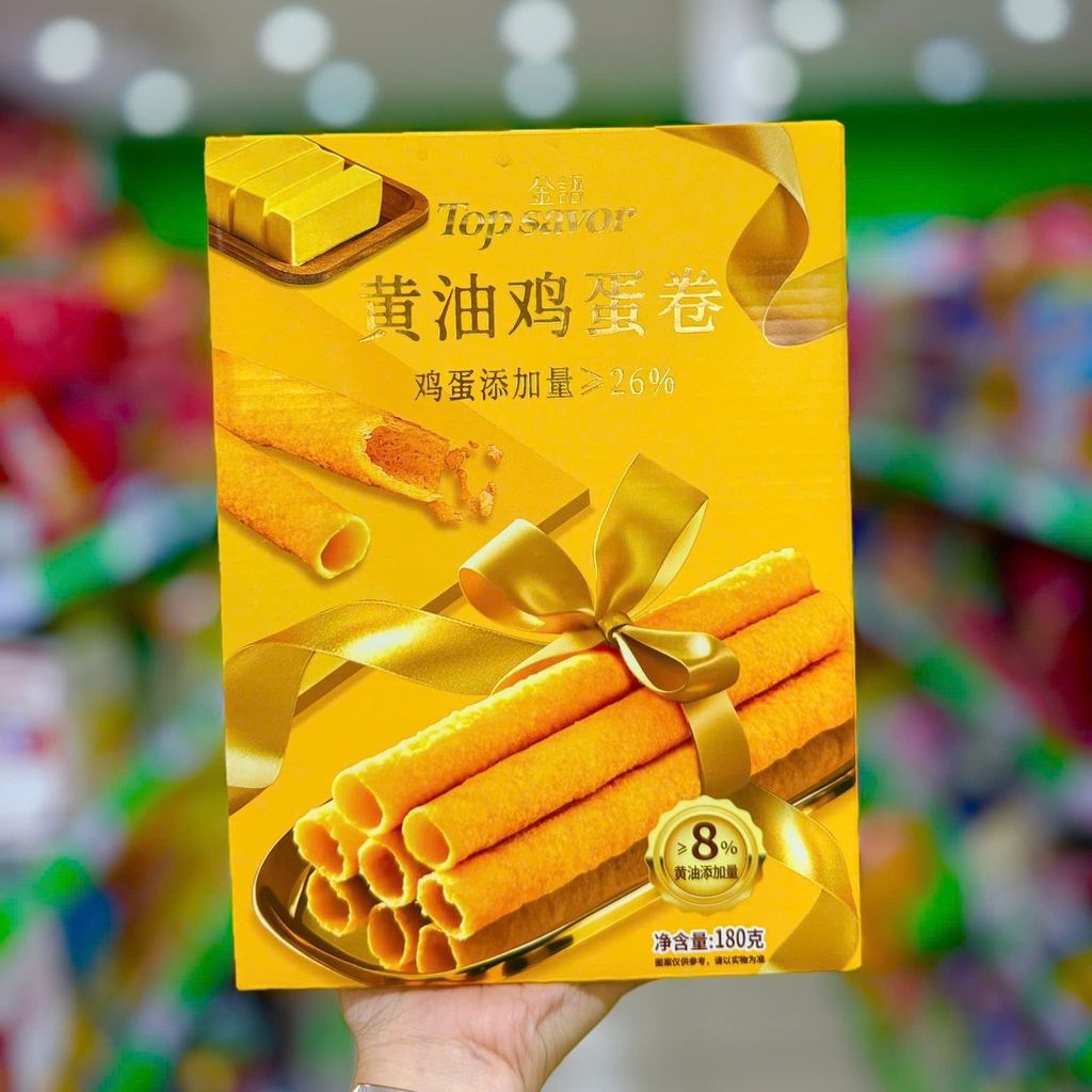 Bánh Trứng Cuộn Top Savor - 180g