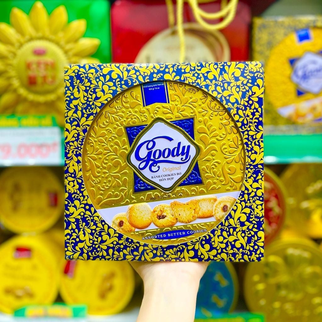 Bánh Quy Bơ Hỗn Hợp Bibica Goody 454g