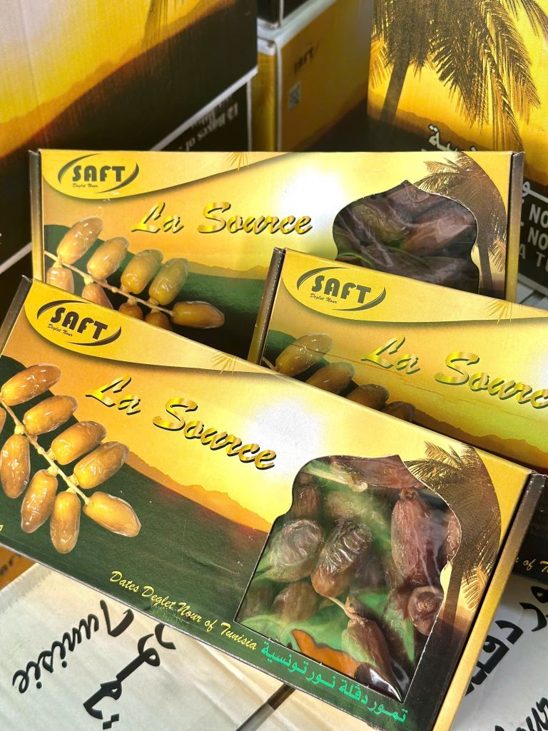 Chà Là Nguyên Cành Tunisia La Source - Hộp 500g