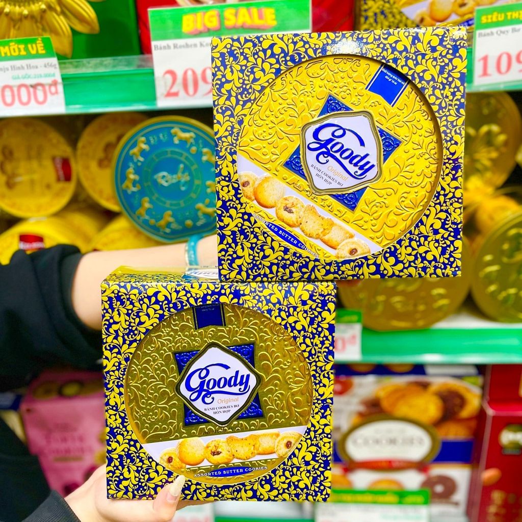 Bánh Quy Bơ Hỗn Hợp Bibica Goody 454g