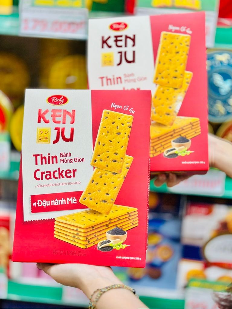 Bánh Kenju Vị Đậu Nành Mè - 288gr