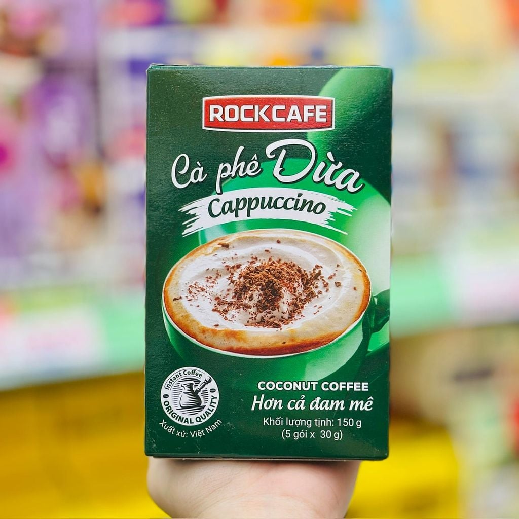 Cà Phê Dừa Cappuccino RockCafe – 150g