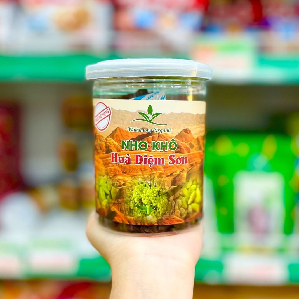 Nho Khô Hỏa Diệm Sơn Wakamono - Hộp 200g
