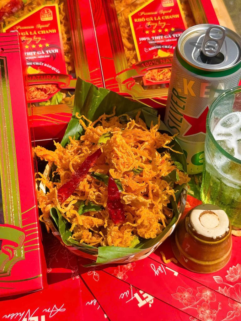 Khô Gà Lá Chanh Hộp Tết 2026 – 400g