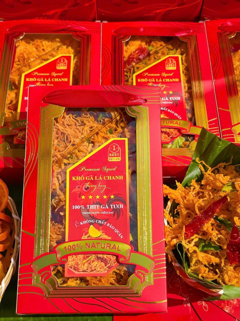 Khô Gà Lá Chanh Hộp Tết 2026 – 400g