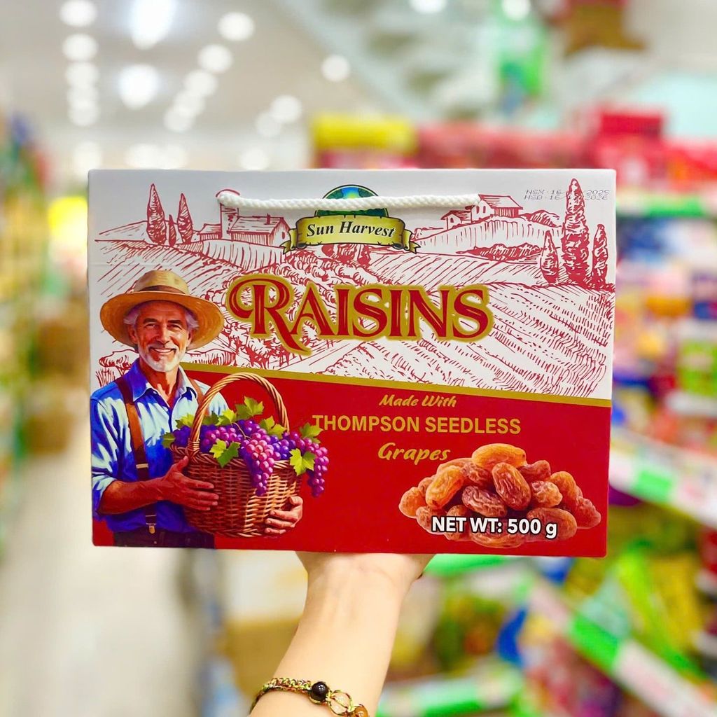 Nho Túi Xách Raisins Thompson Seedless - 500g