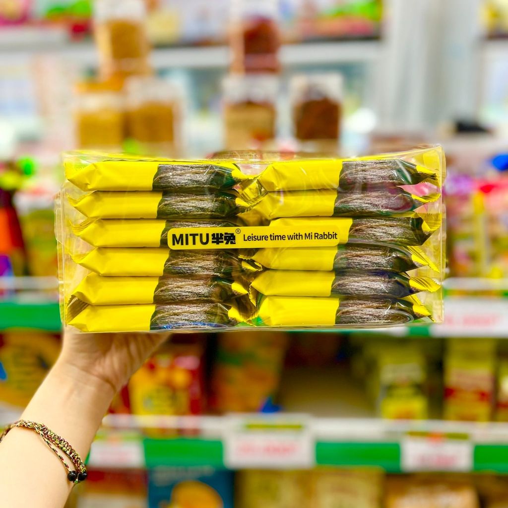 Bánh Quế Giòn Cuộn Kem Mitu - 228g