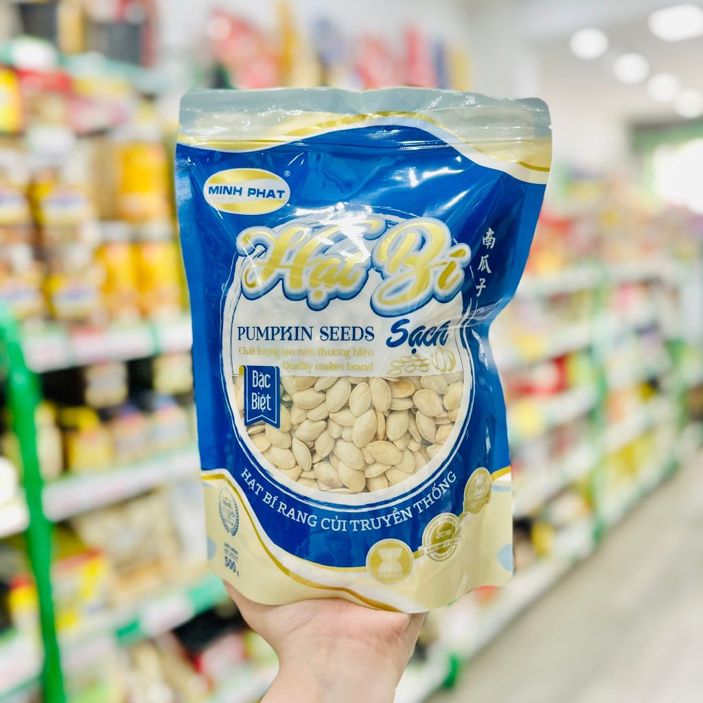 Hạt Bí Sấy Sạch Minh Phát - 500g