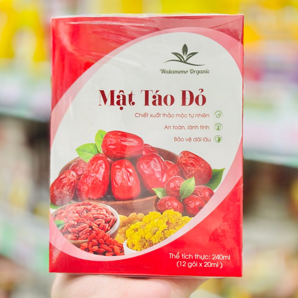 Mật Táo Đỏ Wakamono - Hộp 12 Gói