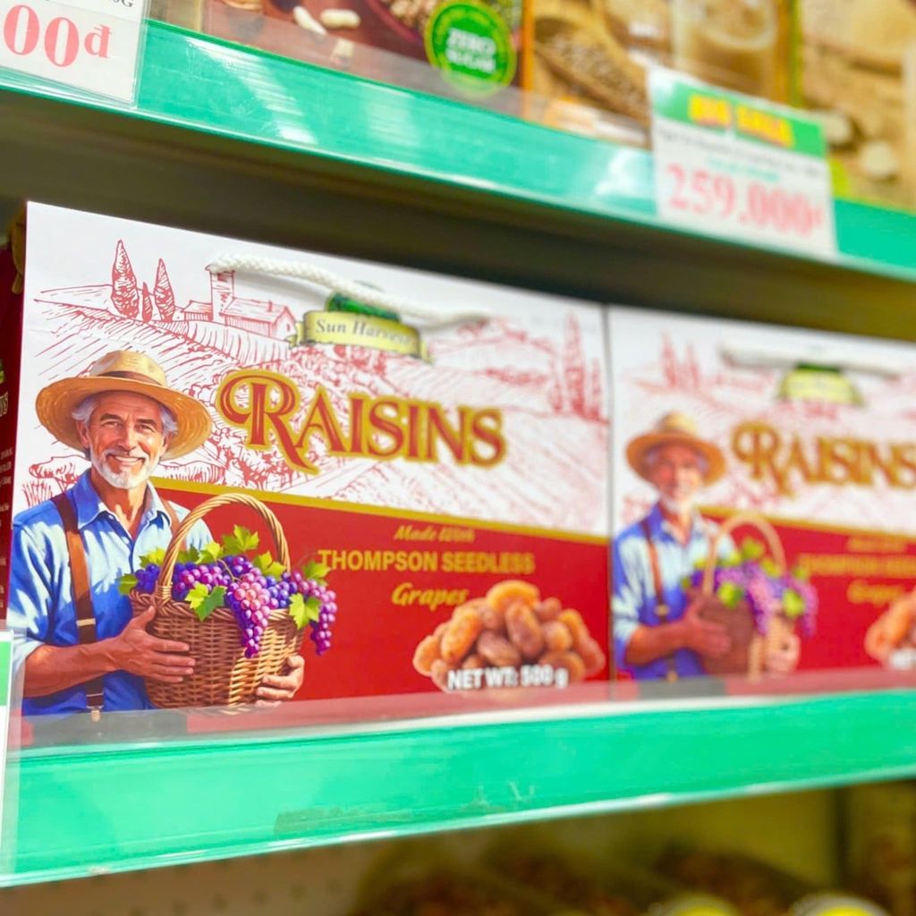 Nho Túi Xách Raisins Thompson Seedless - 500g