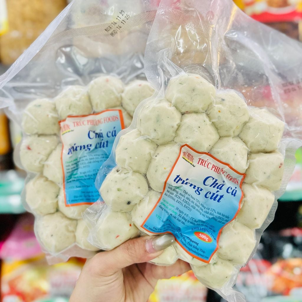 Chả Cá Trứng Cút - 500g