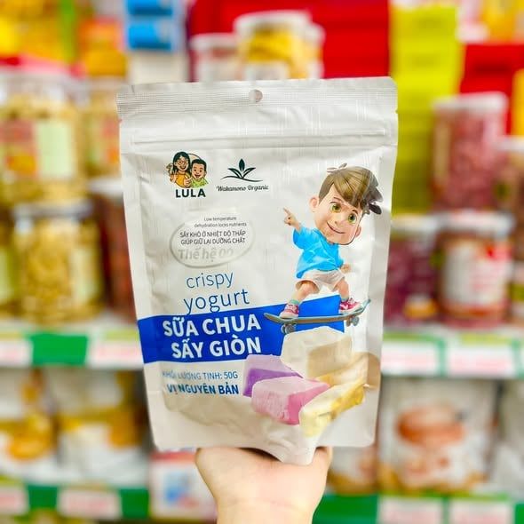 Sữa Chua Sấy Giòn Wakamono - 60g