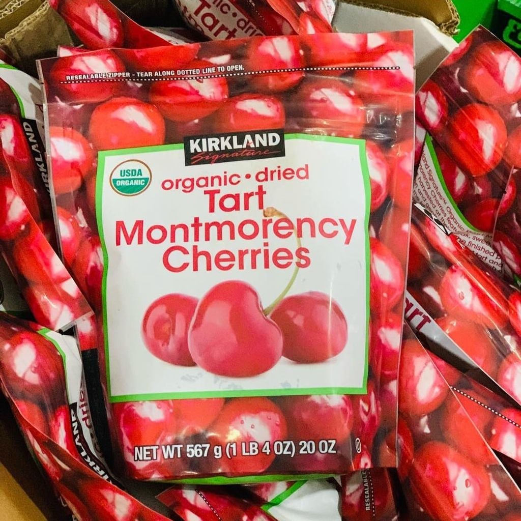 Cherry Sấy Khô Kirkland Mẫu USA Organic - 567g