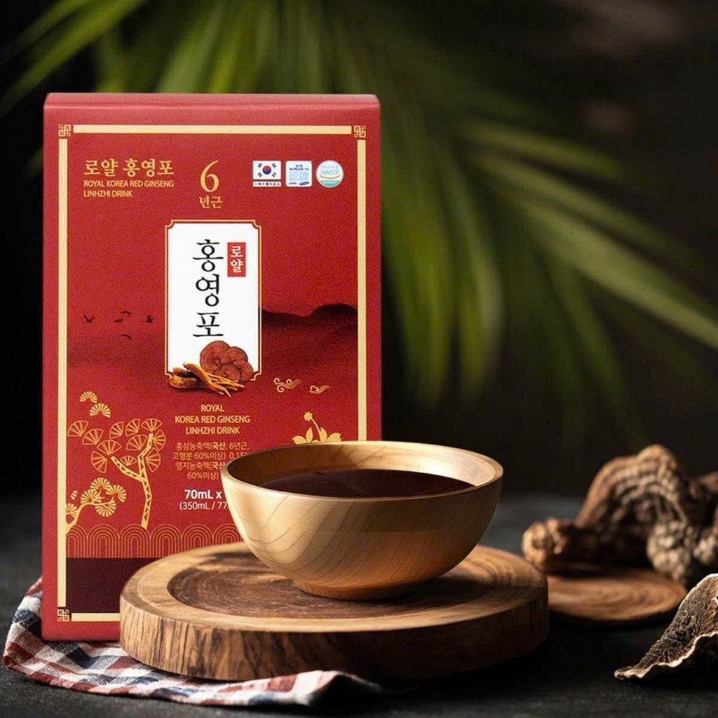 Nước Hồng Sâm Linh Chi Dae San - 70ml x 30 gói
