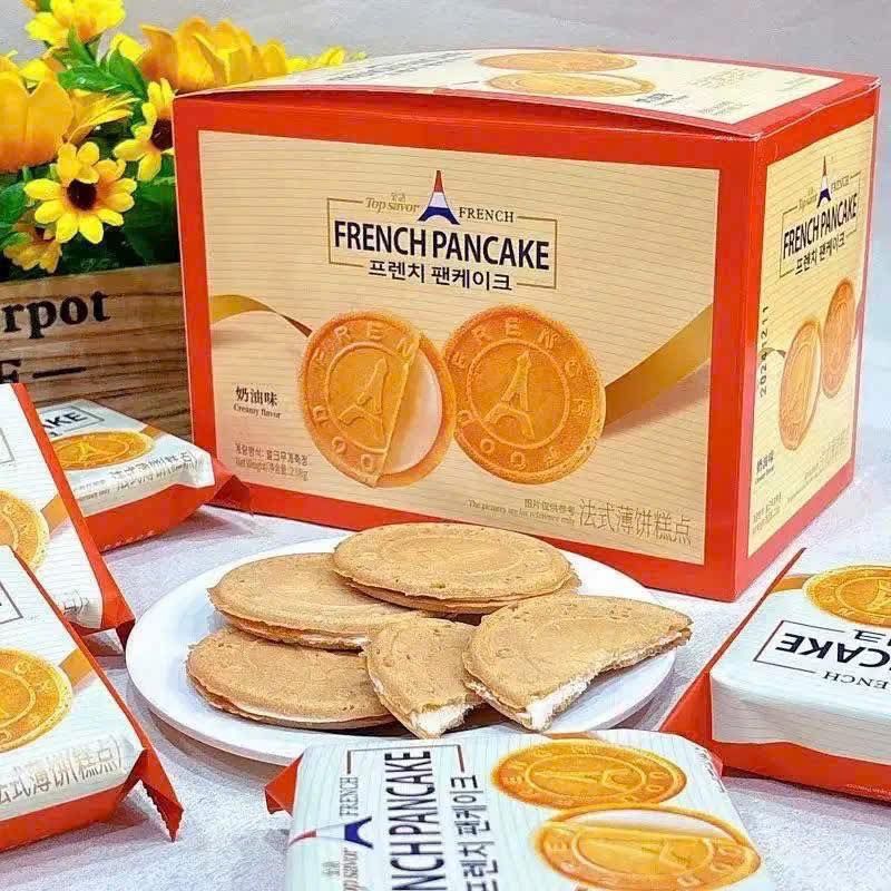 Bánh Quy Bơ Crepe Pháp Topsavor - 238g