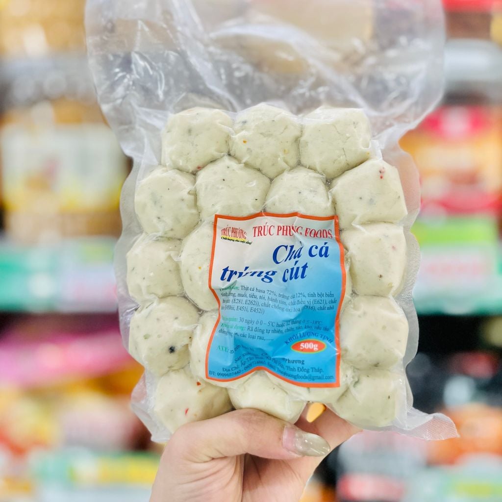 Chả Cá Trứng Cút - 500g