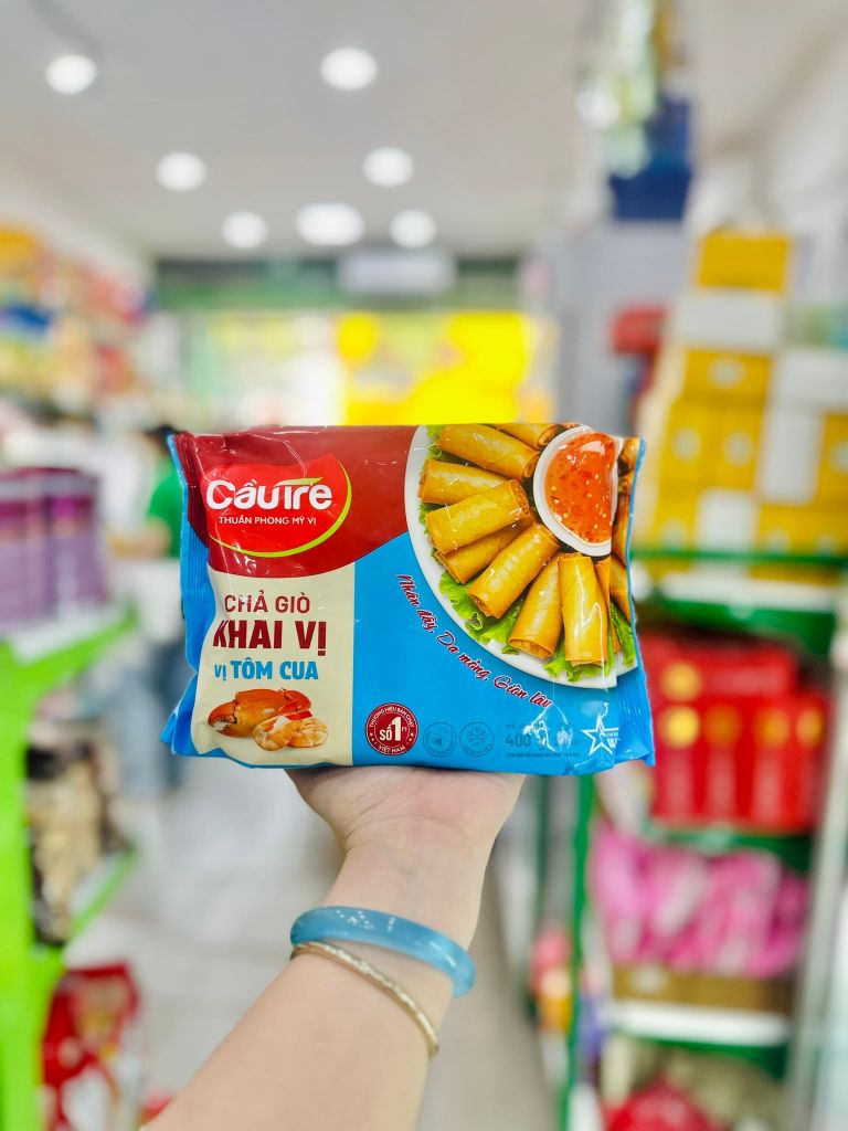 Chả Giò Khai Vị Vị Tôm Cua Cầu Tre - 400G