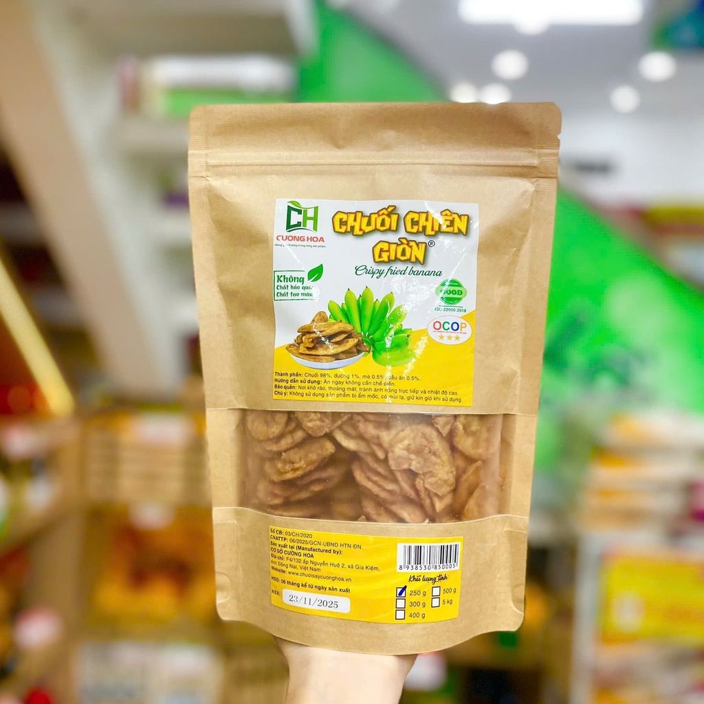 Chuối Chiên Giòn Cường Hoa - 250g