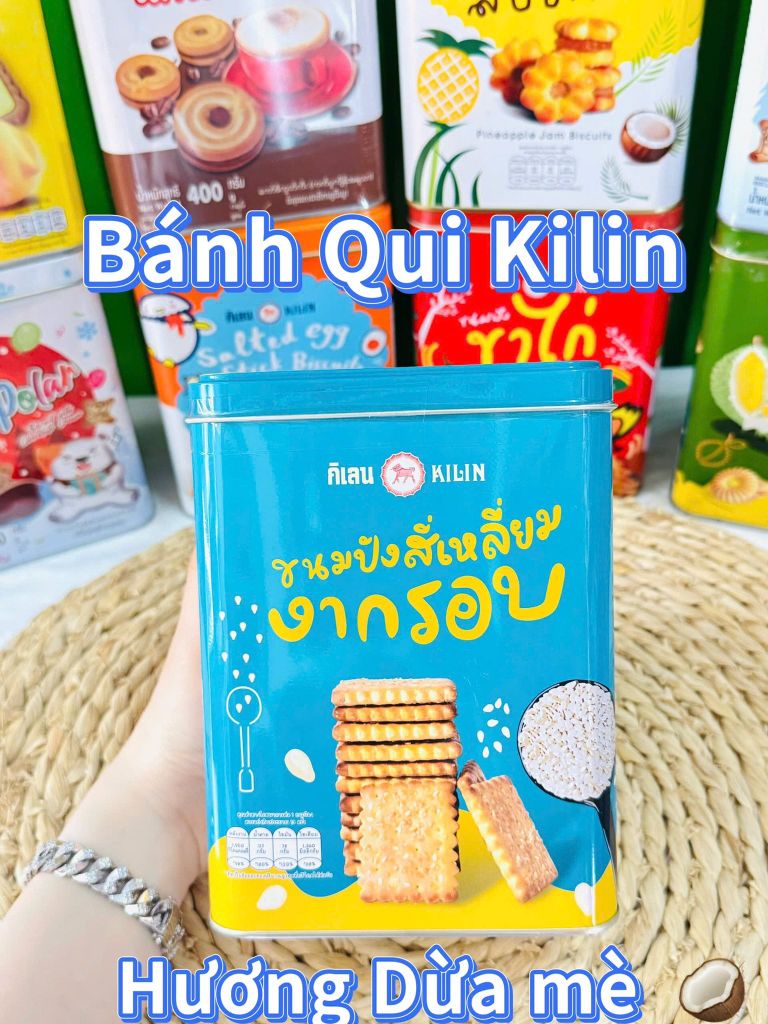 Bánh Quy Vị Dừa Kilin Thái Lan – 400g