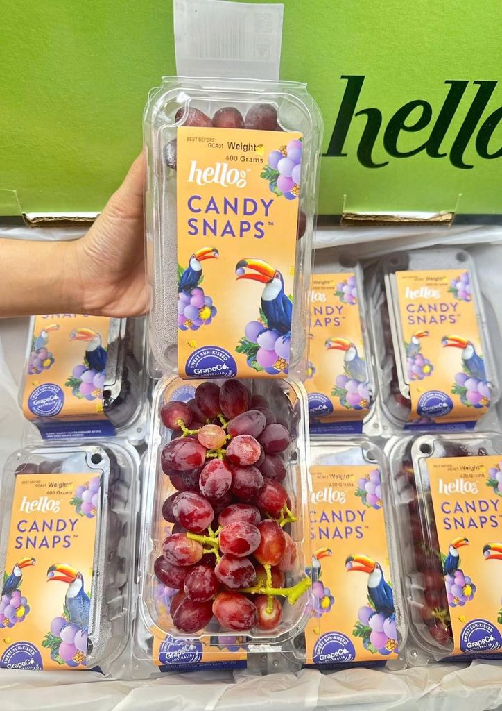 Nho Kẹo Úc Candy Snaps – 400G