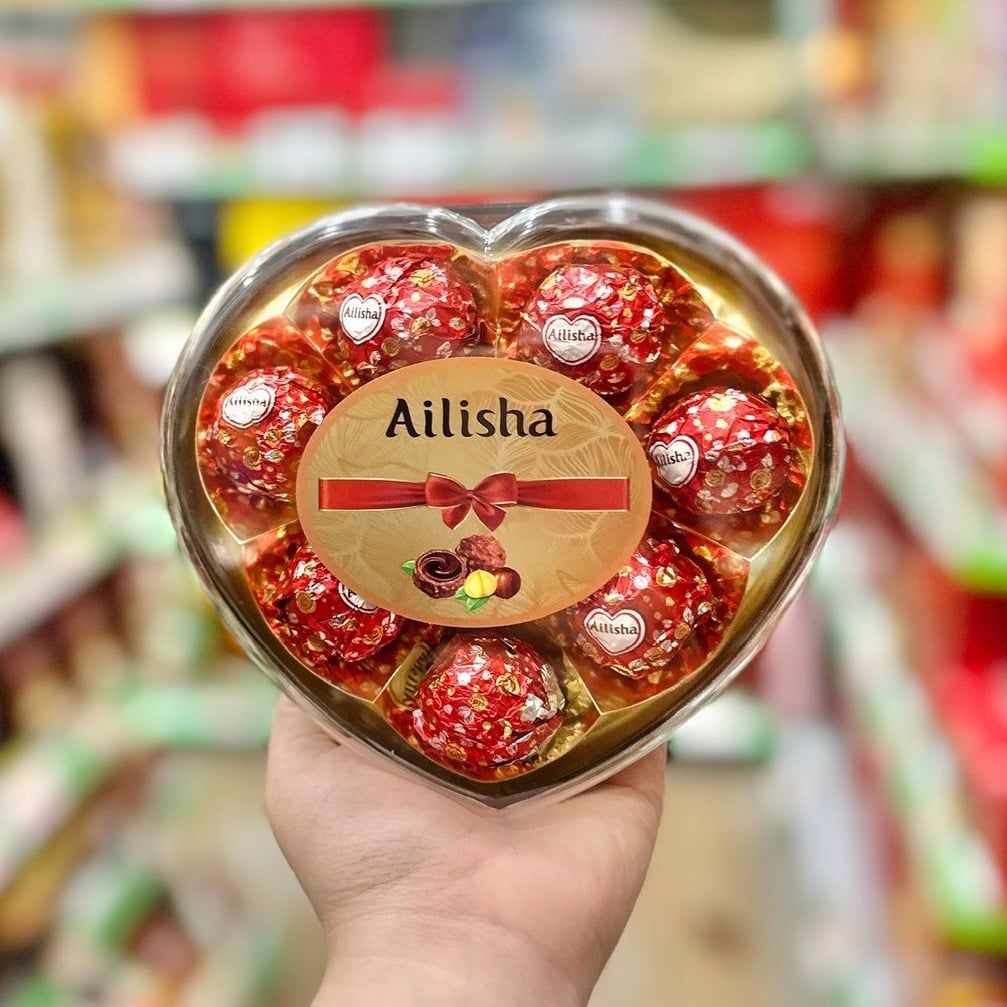 Socola Trái Tim Ailisha – Hộp 88g