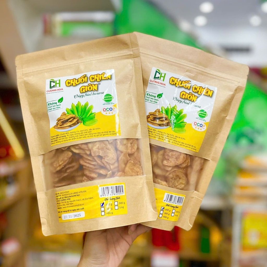 Chuối Chiên Giòn Cường Hoa - 250g