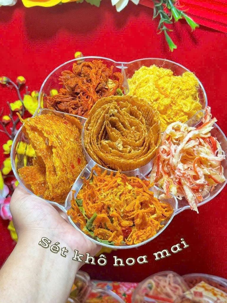 Khô Lục Vị Khay Hoa Mai - 500g