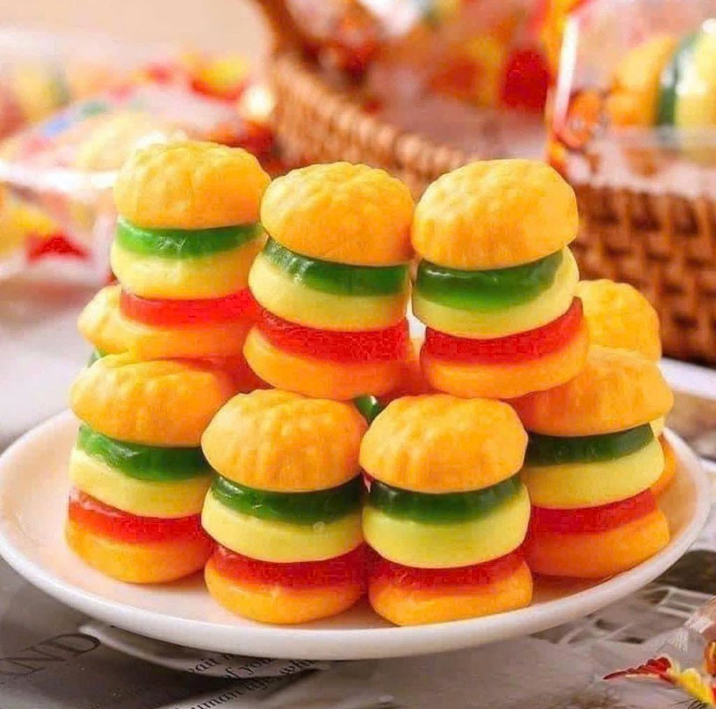 Dẻo Trolli Mini Burger - Hộp 600g