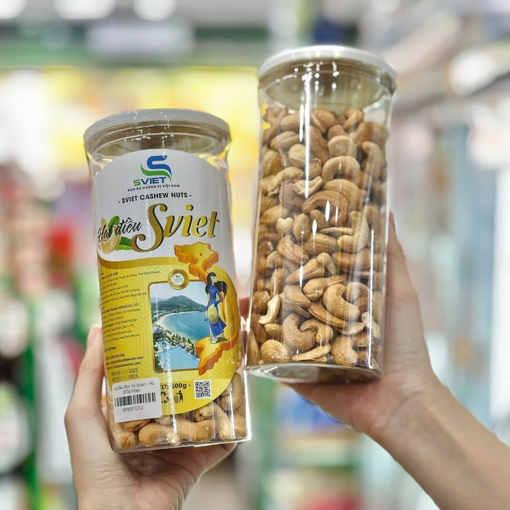 Hạt Điều Bóc Vỏ Sviet - Hũ 500g