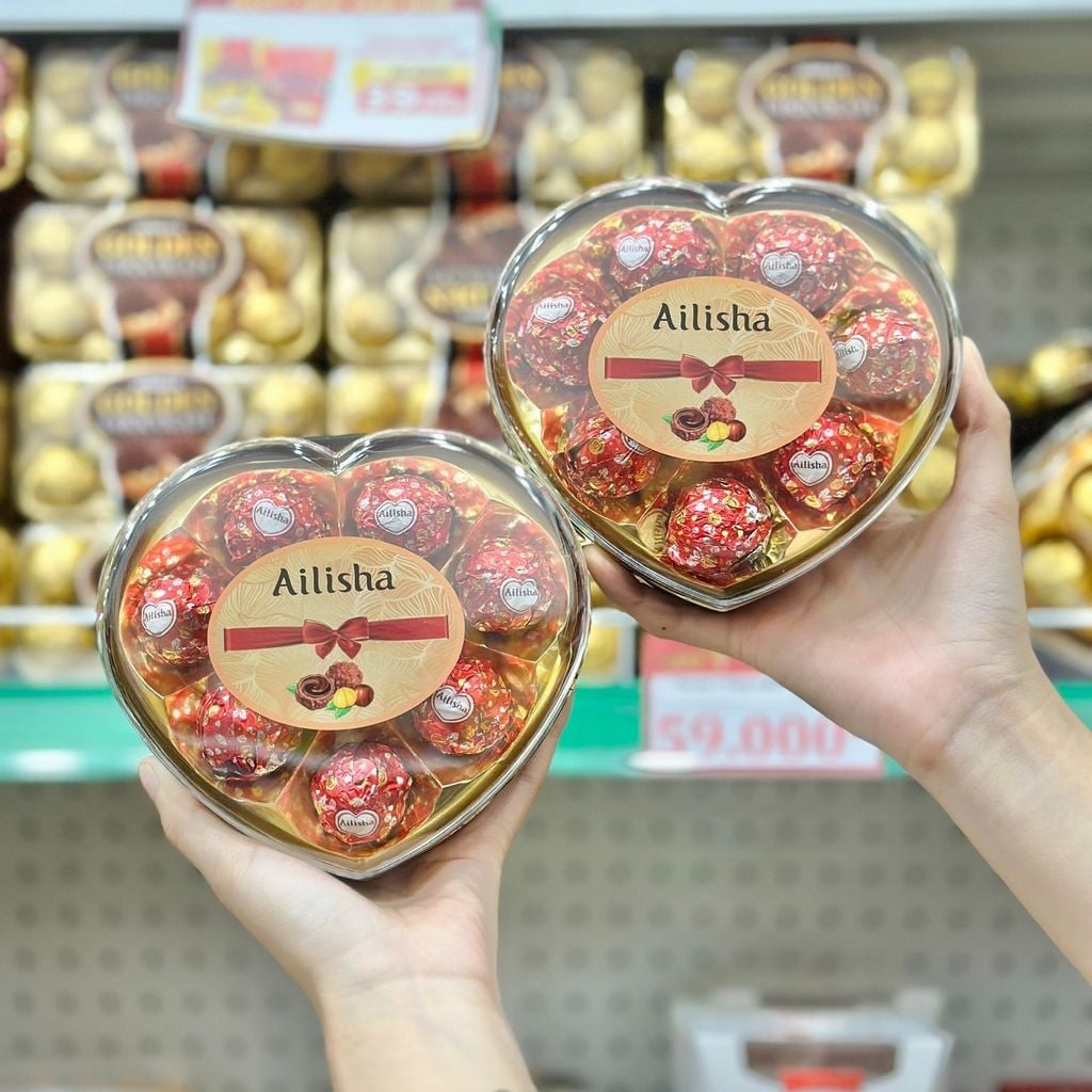 Socola Trái Tim Ailisha – Hộp 88g
