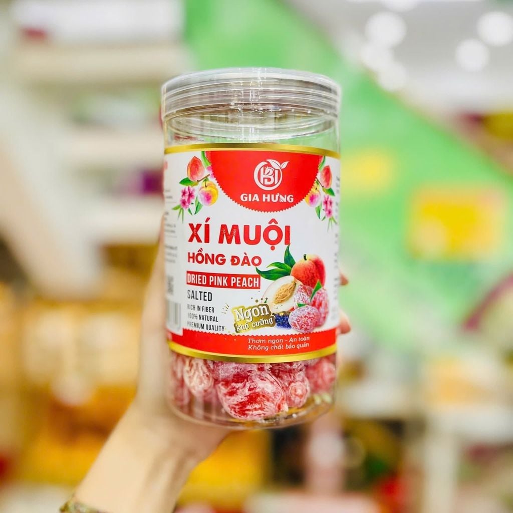 Xí Muội Hồng Đào Gia Hưng - 500g