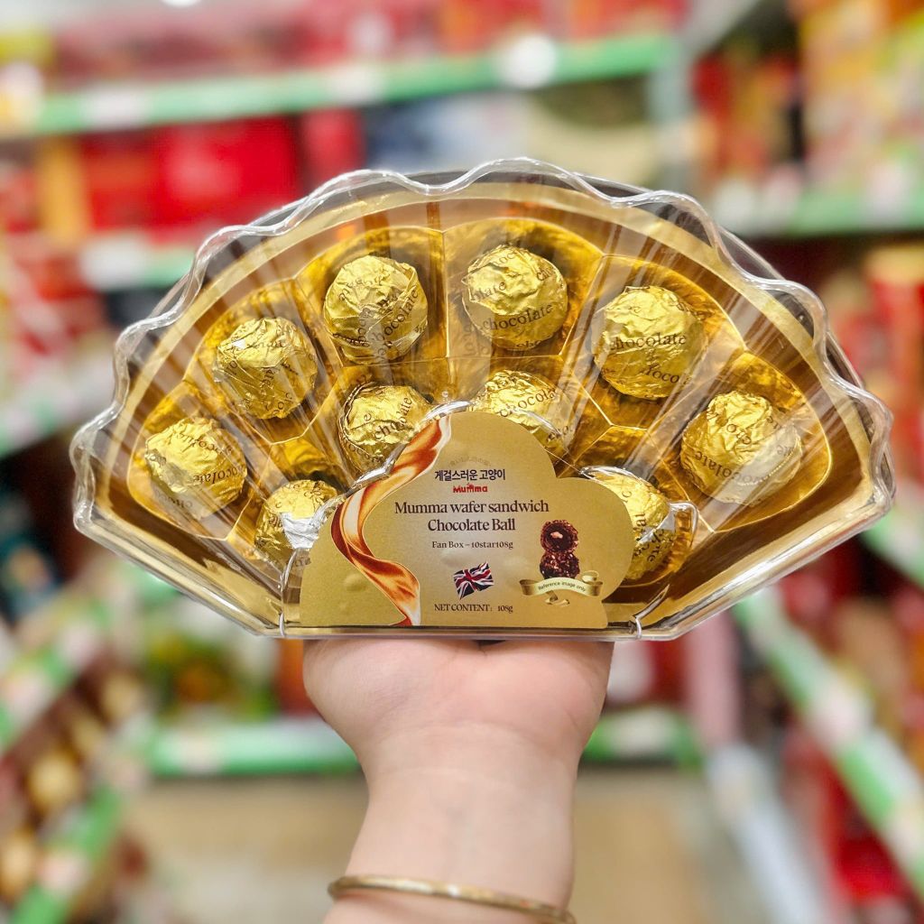 Socola Cánh Quạt Mumma Wafer 10 Viên - Hộp 108gr
