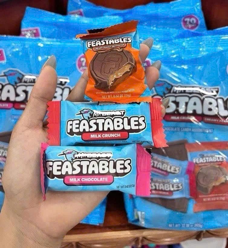 Kẹo Socola MrBeast Feastables 70 Count - 909g