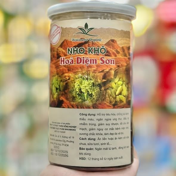 Nho Khô Hỏa Diệm Sơn Wakamono - Hộp 300g
