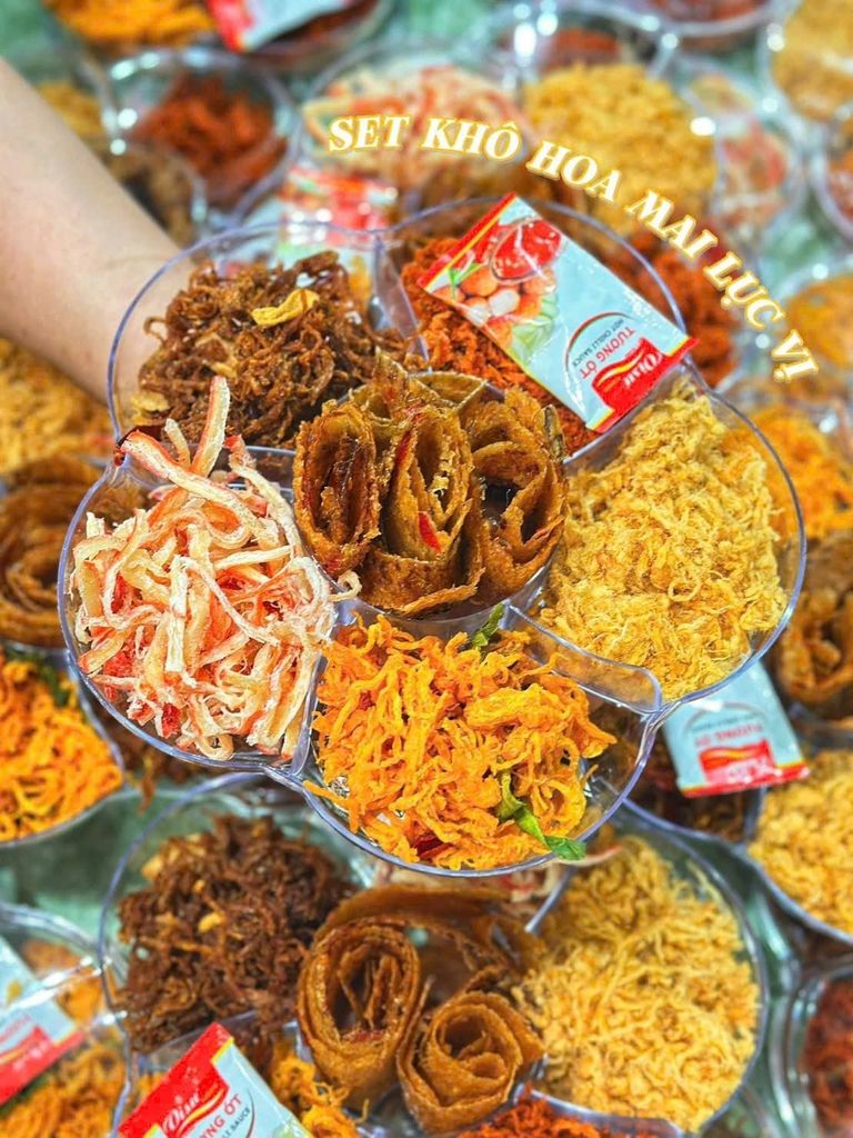 Khô Lục Vị Khay Hoa Mai - 500g