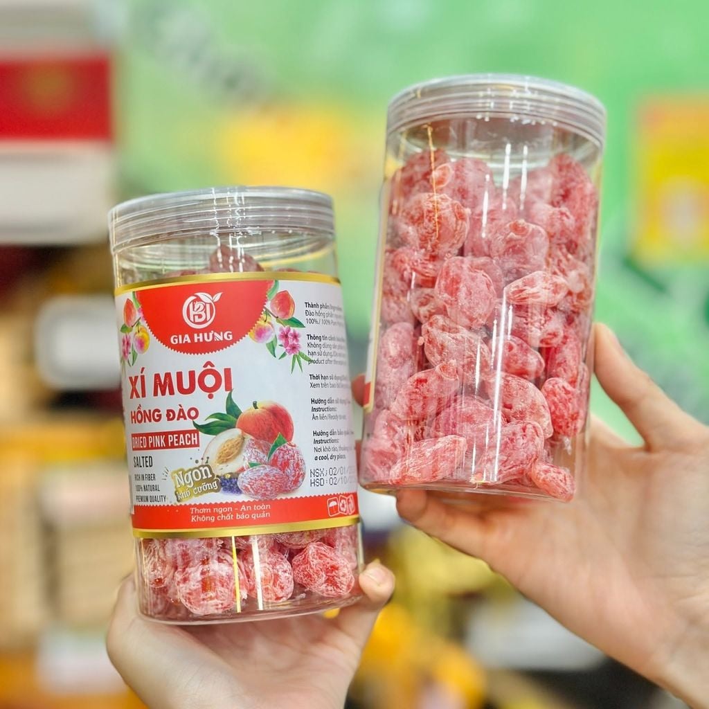 Xí Muội Hồng Đào Gia Hưng - 500g