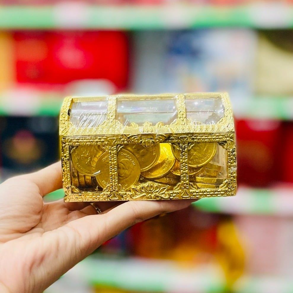 Hộp Socola Rương Đồng Tiền - Hộp 112G