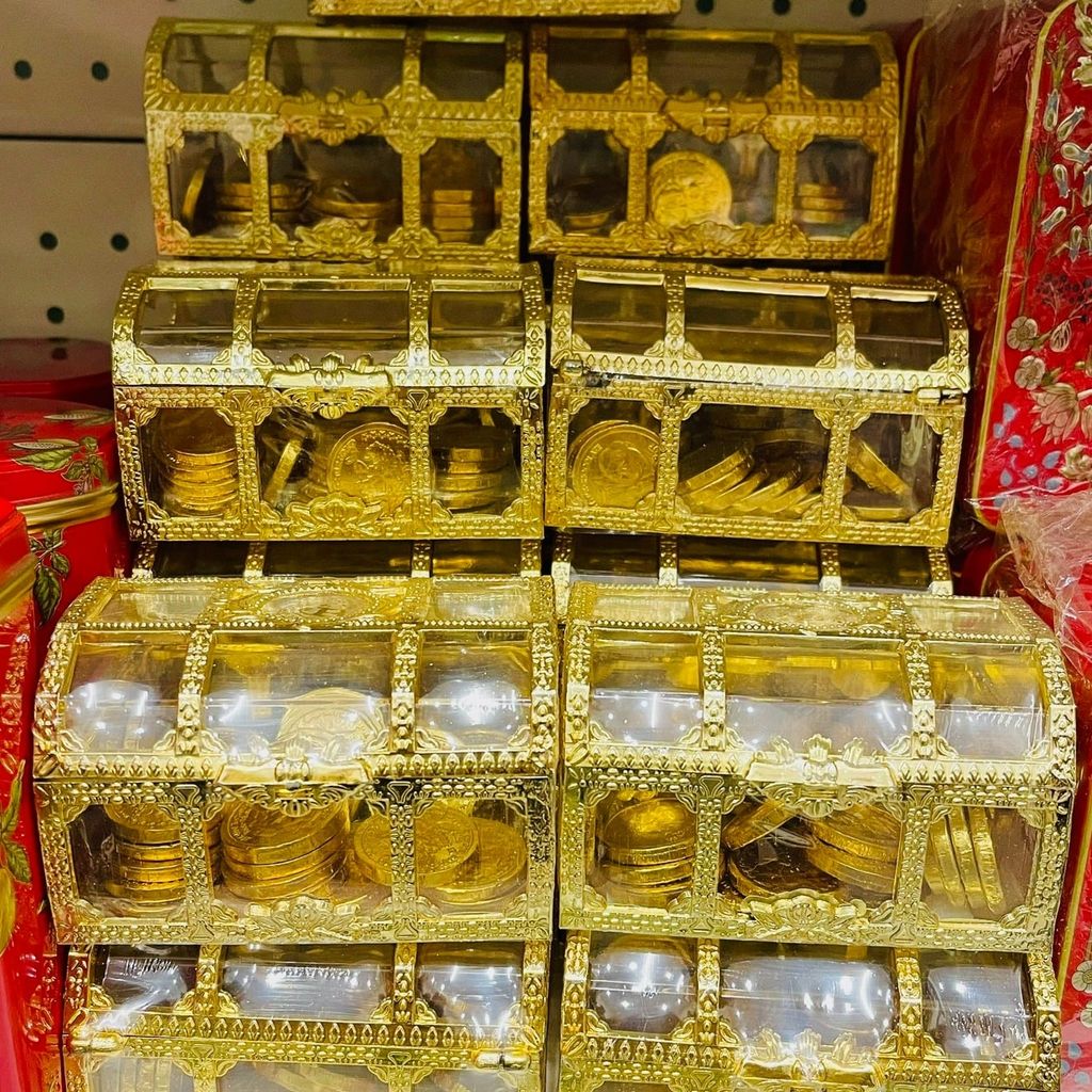 Hộp Socola Rương Đồng Tiền - Hộp 112G