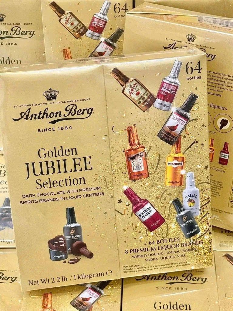 Socola Anthon Berg Cao Cấp - 64 Chai