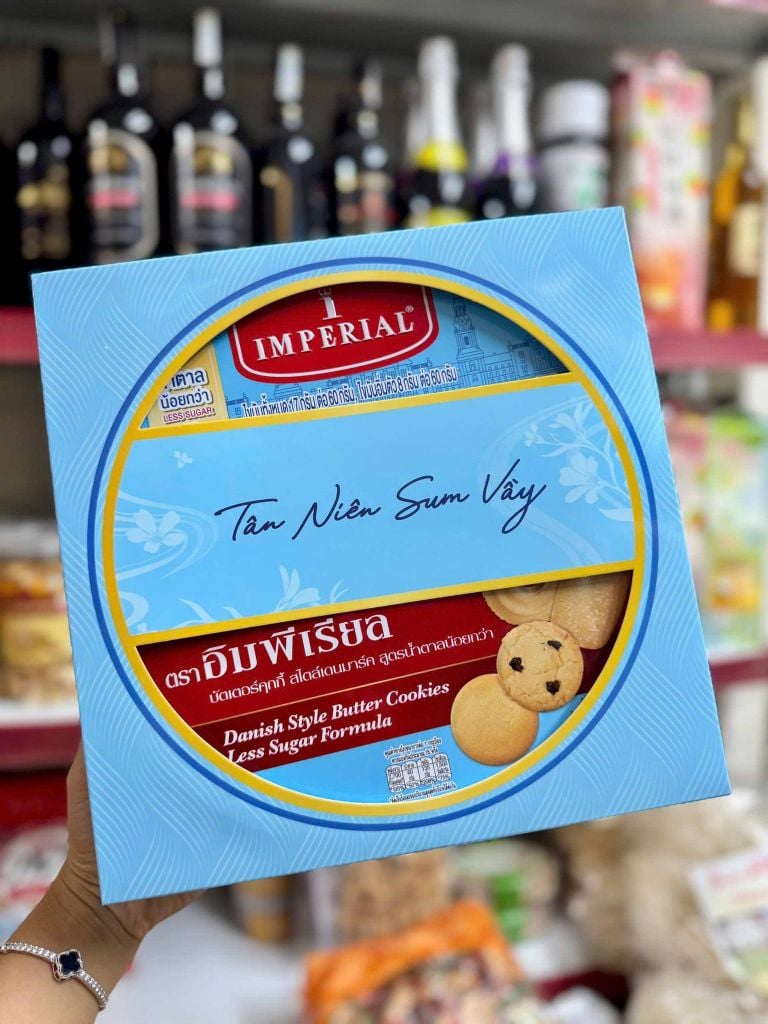 Bánh Quy Bơ Ít Đường Imperial Butter Cookies Thái Lan - Hộp 200g