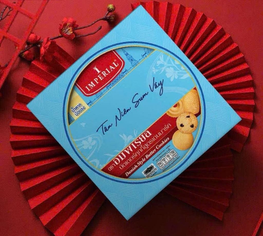 Bánh Quy Bơ Ít Đường Imperial Butter Cookies Thái Lan - Hộp 200g