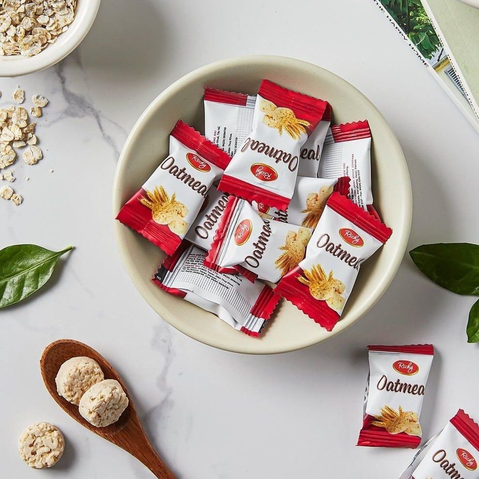 Bánh Yến Mạch Sữa Richy Oatmeal - Hộp 200g
