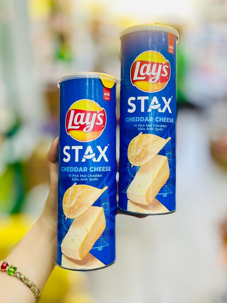 Snack Khoai Tây Đủ Vị Lay's Stax - 100g