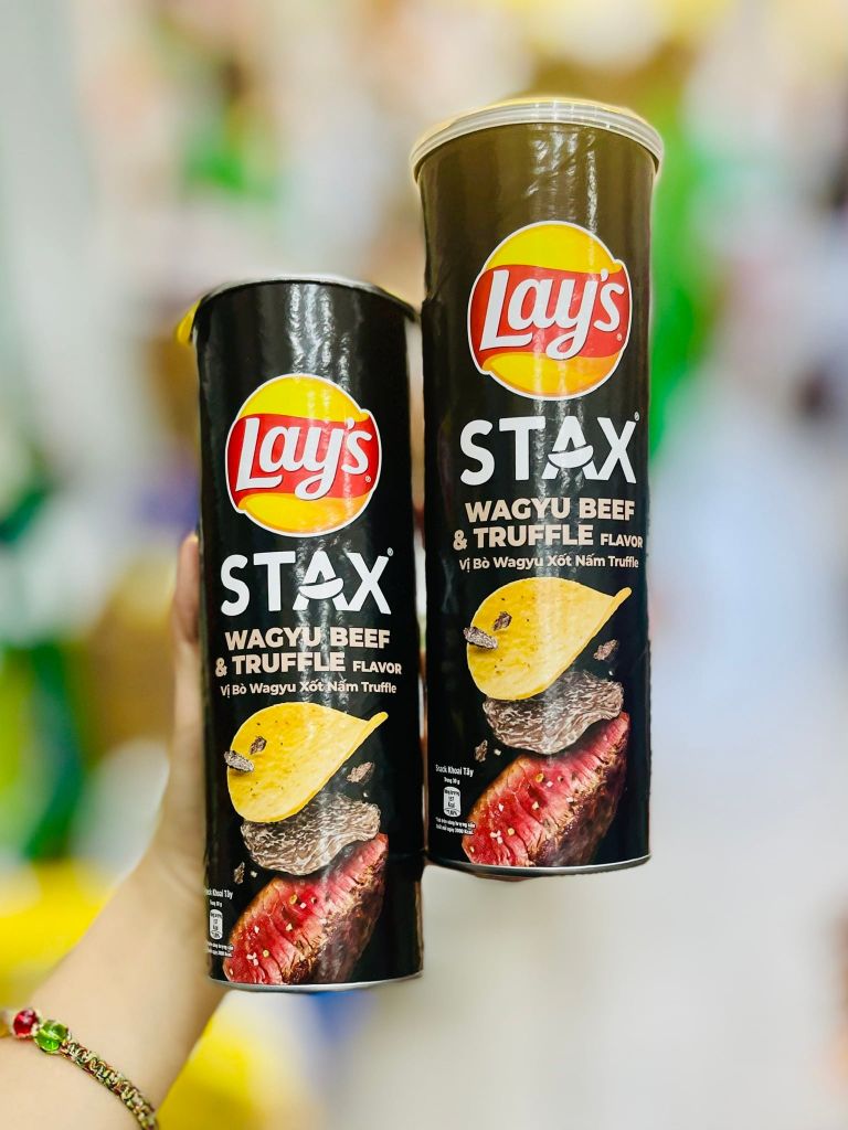 Snack Khoai Tây Đủ Vị Lay's Stax - 100g
