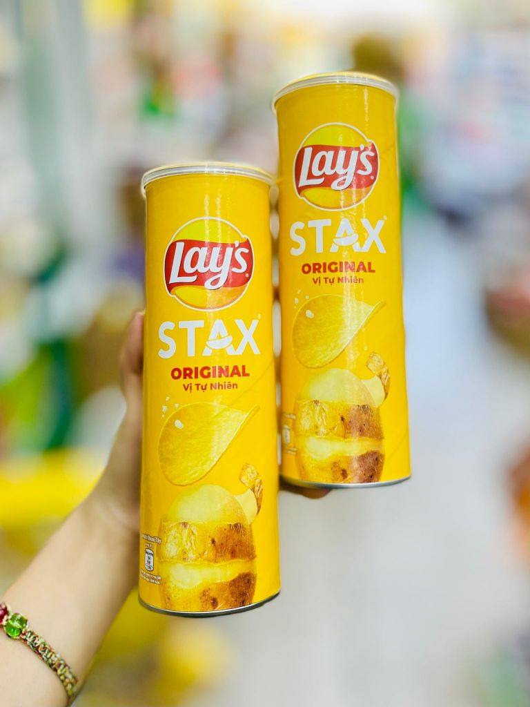 Snack Khoai Tây Đủ Vị Lay's Stax - 100g
