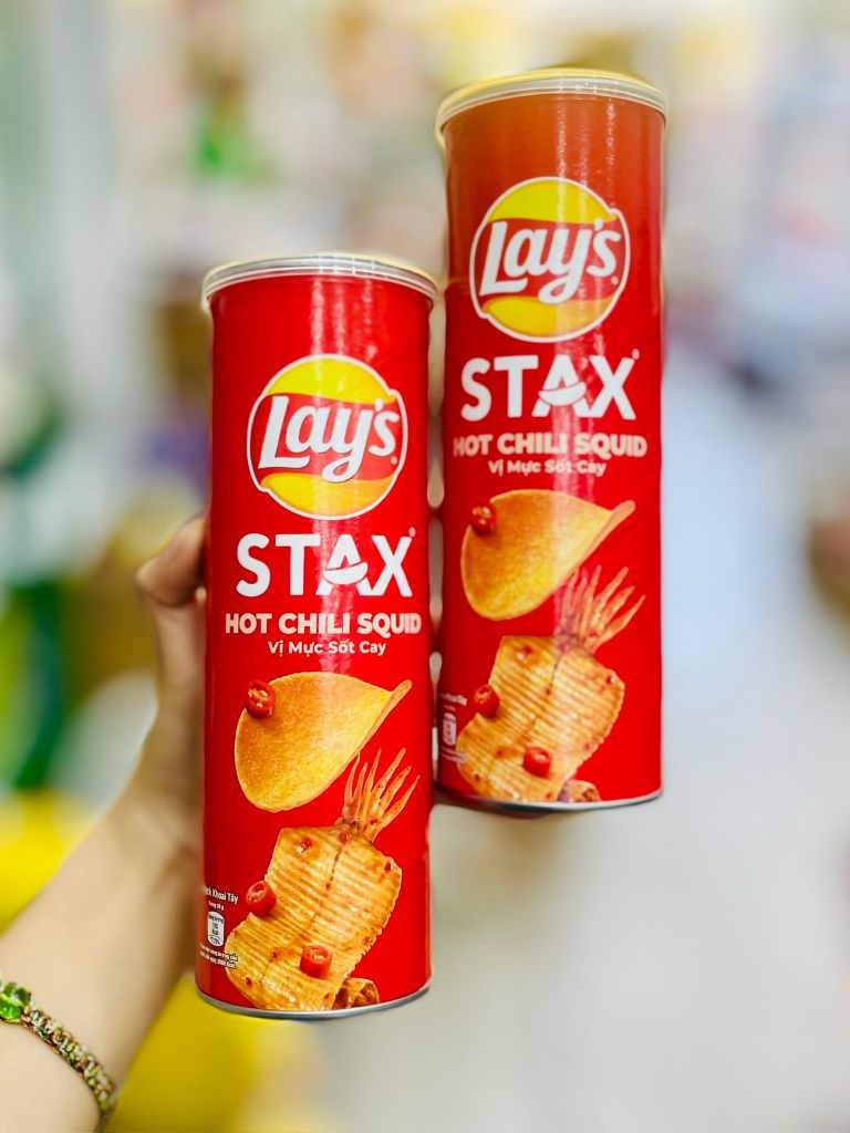 Snack Khoai Tây Đủ Vị Lay's Stax - 100g