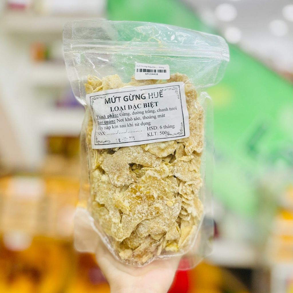 Mứt Gừng Huế Đặc Biệt – 500gr