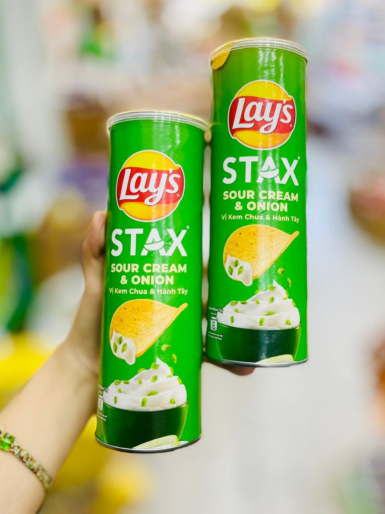 Snack Khoai Tây Đủ Vị Lay's Stax - 100g