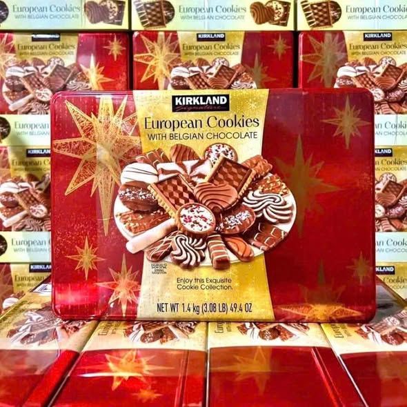 Bánh Kirkland Europian Cookies Mỹ - 1.4kg